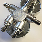 3 4 5 & 6 Output "3 Dial" Thermostatic Shower Valve - Push Fit Connections